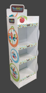 Cardboard floor display - Blueshop