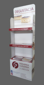 Cardboard POP display - Cukiernia Janusza