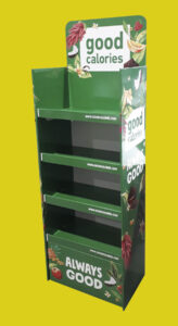 Cardboard floor display - Kubara