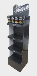Cardboard POP display - Jack Goodman