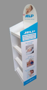Cardboard Free Standing Display Unit - Jelp