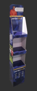 Cardboard floor display - Lubrisyn