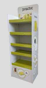 Cardboard Free Standing Display Unit - Practic