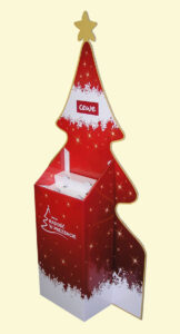 Cardboard floor display 'Christmas Tree' - Cayenne