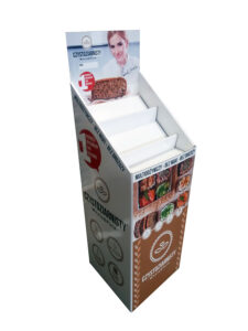 Cardboard floor display - Credin