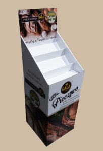 Cardboard floor display - Credin
