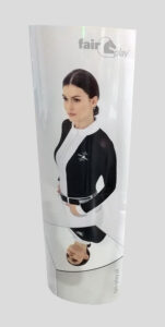 Bedruckte Ellipse Totem - FairPlay