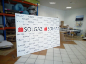Großaufsteller und Fotowände - Solgaz