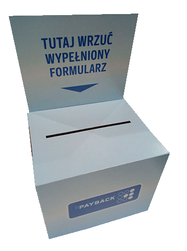 Tekturowa urna | Ballot box | Einwurfbox